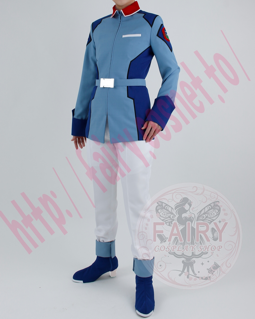 コスプレ衣装制作・販売 Fairyフェアリー / 1560:ガンダムSEED DESTINY 地球連合軍 キラ・ヤマトVer風 コスプレ衣装