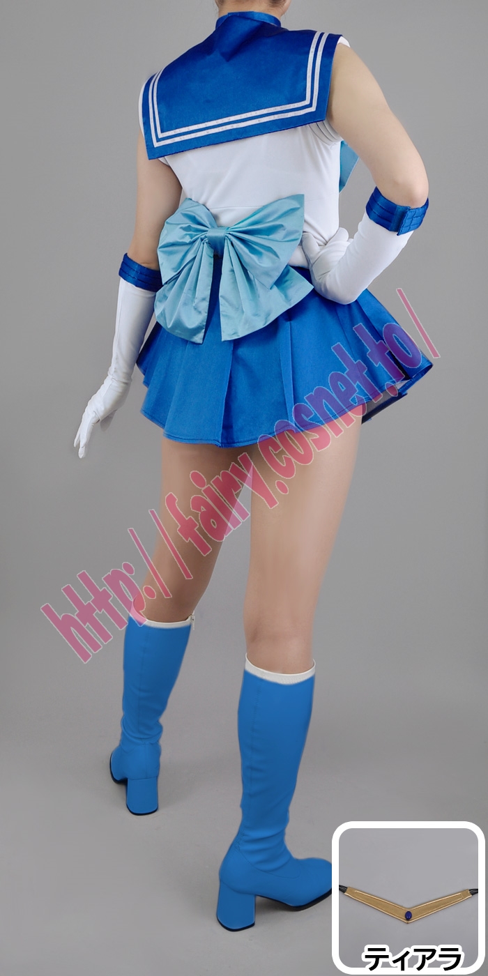 コスプレ衣装制作 販売 Fairyフェアリー 521 美少女戦士セーラームーン セーラーマーキュリー風 コスプレ衣装